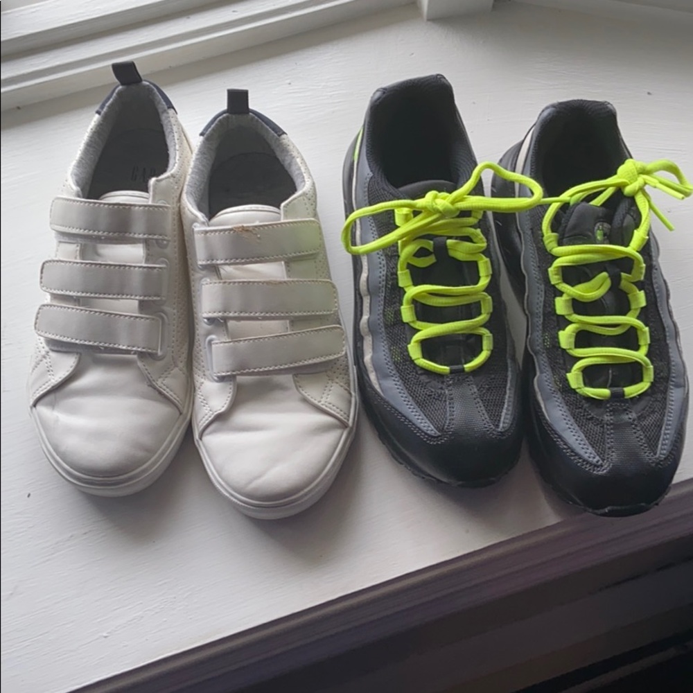 Boys size 3 sneaker bundle- Nike Air Max and GAP